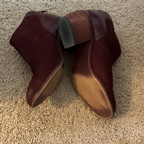Burgundy Charles by Charles David Booties - Picture 2 of 2